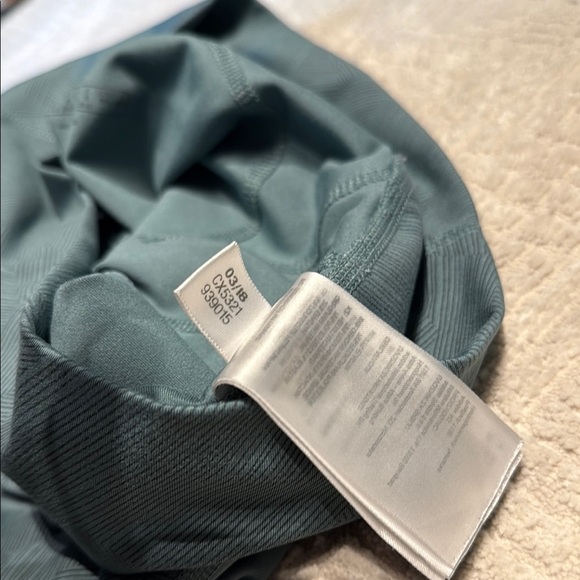 ADIDAS Wanderlust CLIMALITE High-rise Cropped Leggings RAW GREEN Women’s Medium - Picture 5 of 12